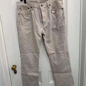 Ralph Lauren Men's Slim Straight Jeans in Cream